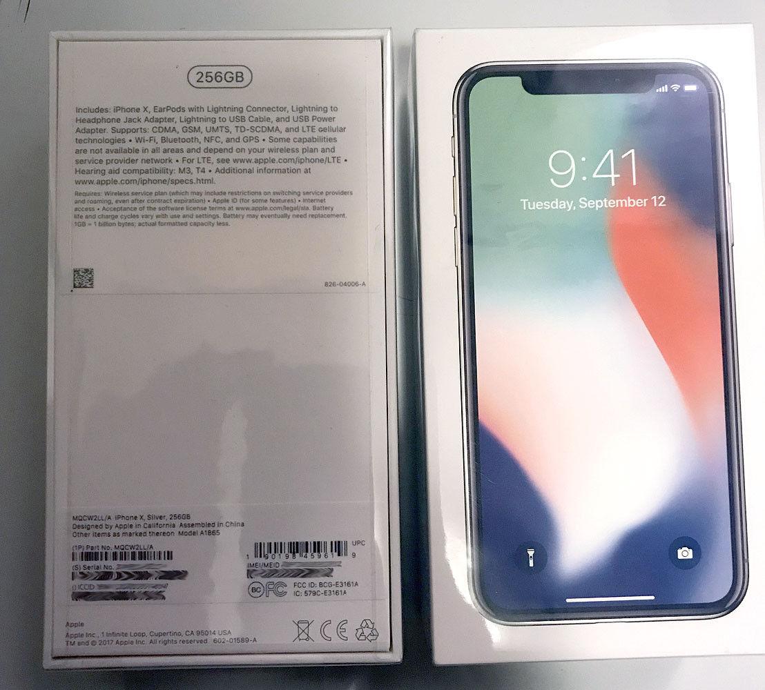 FOR  SALE: Brand New Unlocked Apple iphone X  256GB   $650