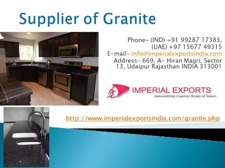 Supplier of Granite Countertops Moscow Russia Imperial Exports 