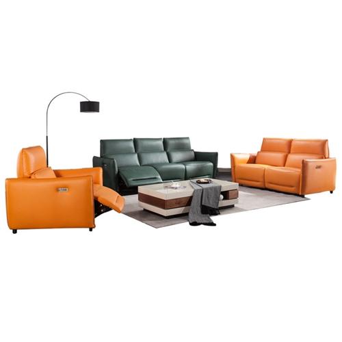 Italian Leather Sofa Italian Living Room Combination Sofa Space Capsul