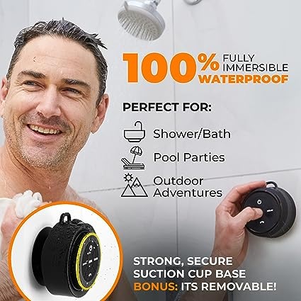 iFox Portable Bluetooth Shower Speaker