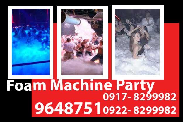 Foam Machine Party Rent Hire Manila Philippines